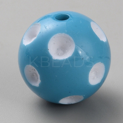 Acrylic Beads MACR-WH20003-02L-1
