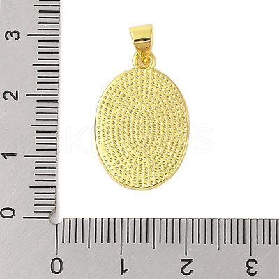 Rack Plating Brass Pendants KK-S380-42D-G-1