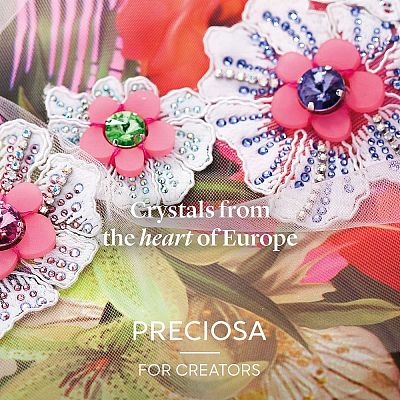 Preciosa® MAXIMA Crystal Round Stones X-PRC-RASS47-40010-1