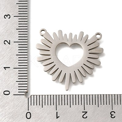 Anti-Tarnish 201 Stainless Steel Pendants STAS-B076-01P-04-1