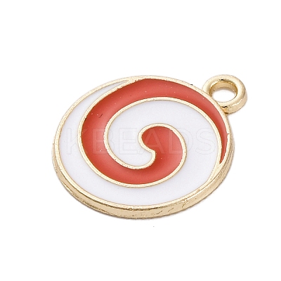 Christmas Alloy Enamel Pendants ENAM-S027-01F-G-1