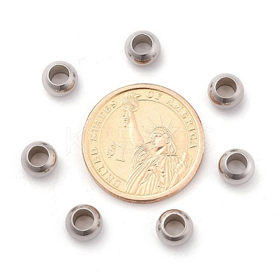 Tarnish Resistant 304 Stainless Steel Rondelle Beads X-STAS-I020-14-1