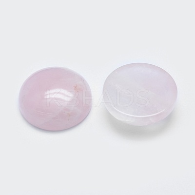 Natural Rose Quartz Cabochons X-G-G760-B02-16-1