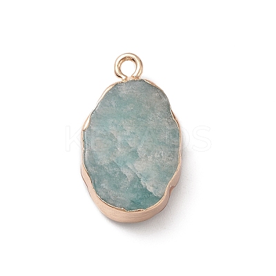 Natural Green Aventurine Pendants X-G-K333-01B-1