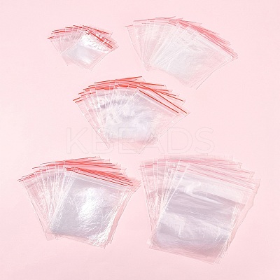 300Pcs 5 Styles Plastic Zip Top Bags OPP-FS0001-22-1