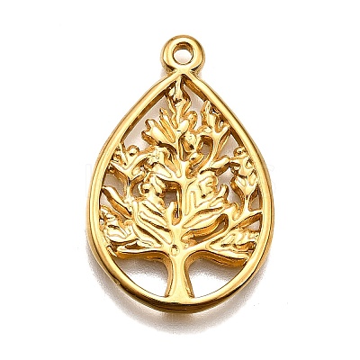 304 Stainless Steel Pendants LS-STAS-M116-31G-1