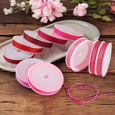 10Pcs 10 Colors Polyester Cord OCOR-TAC0040-01B-1