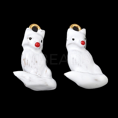 304 Stainless Steel Enamel Pendants STAS-L316-22G-07-1
