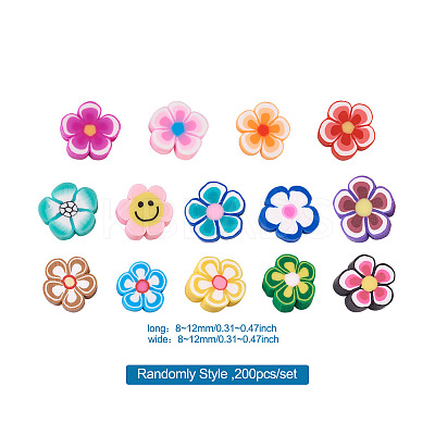 Handmade Polymer Clay Cabochons CLAY-TA0001-07-1