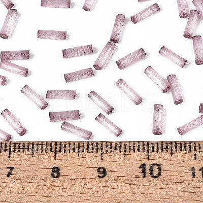 Glass Bugle Beads X-SEED-N007-28B-1