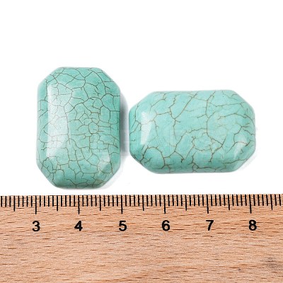 Dyed Synthetic Turquoise Cabochons G-B085-01A-05-1