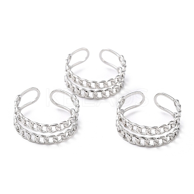 Non-Tarnish 304 Stainless Steel Finger Rings X-RJEW-L102-25P-1