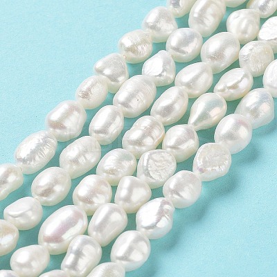 Natural Keshi Pearl Beads Strands PEAR-Z002-17-1