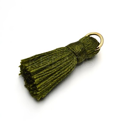 Nylon Tassel Pendant Decorations X-FIND-D015-19G-1