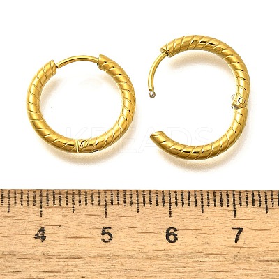 304 Stainless Steel Hoop Earrings for Women EJEW-M068-11C-G-1
