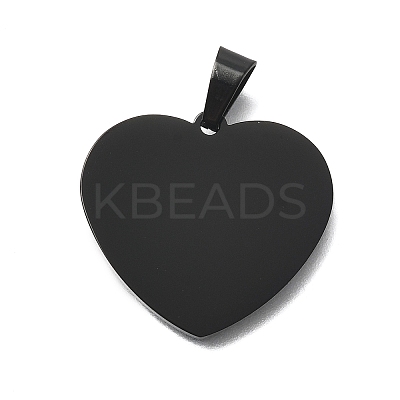 Ion Plating(IP) 304 Stainless Steel Stamping Blank Tag Pendants STAS-I311-04A-B-1