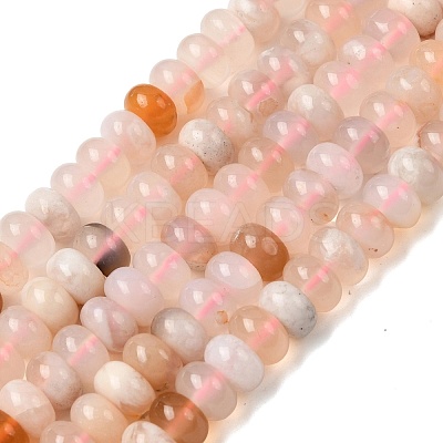 Natural Cherry Blossom Agate Beads Strands G-A280-A19-02-1