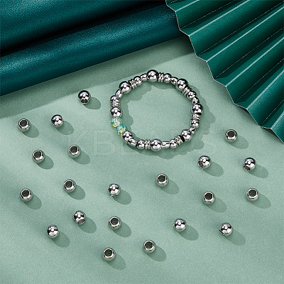 304 Stainless Steel European Beads STAS-DC0015-65-1