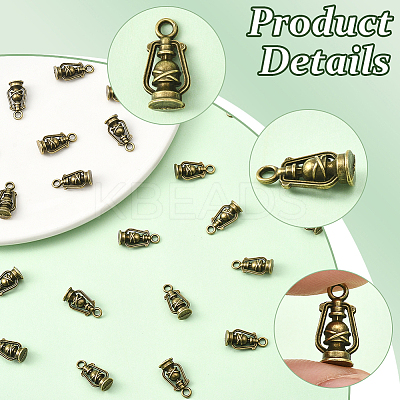 40Pcs Tibetan Style Zinc Alloy Pendants Sets TIBEP-SC0003-35AG-1