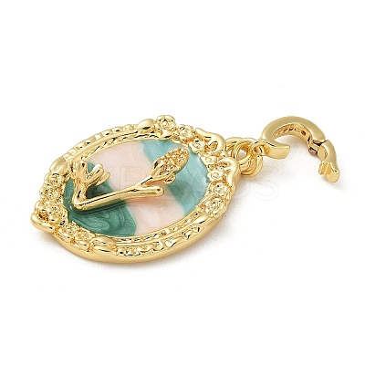 Brass Pendants KK-R210-07G-01-1