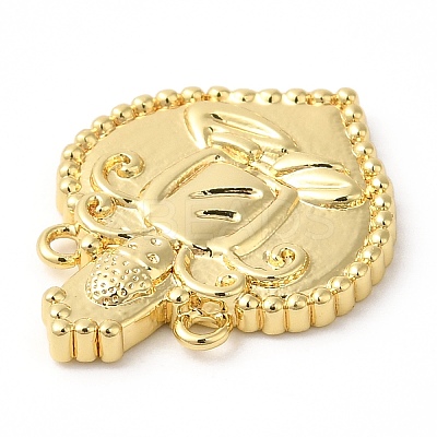 Eco-Friendly Rack Plating Brass Pendants KK-R143-18G-1