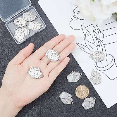 304 Stainless Steel Pendants STAS-UN0018-65P-1