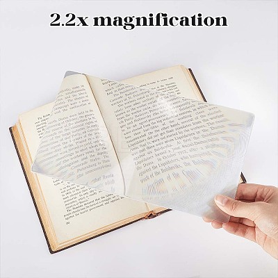 Fresnel Magnifying Glass With Acrylic Lens DIY-SP0004-51B-1