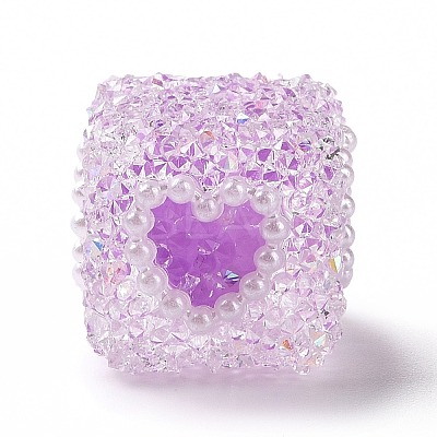Acrylic Beads OACR-E009-01-1