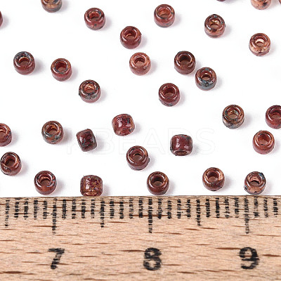 Picasso Cylinder Glass Seed Beads SEED-N011-01E-1
