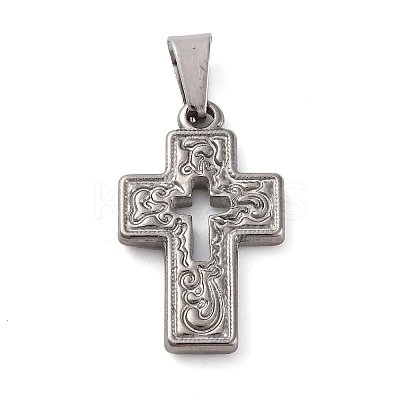 304 Stainless Steel Pendants STAS-P241-10P-1