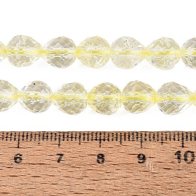Crackle Transparent Glass Beads Strands GLAA-N068-04A-05-1