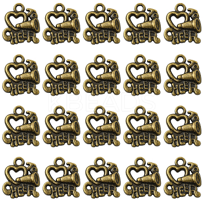 60Pcs Tibetan Style Alloy Pendants FIND-SC0018-05-1