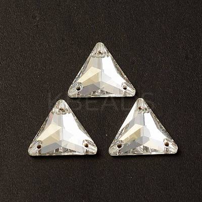 Triangle Shape Sew on Rhinestone GLAA-A024-06A-001TR-1