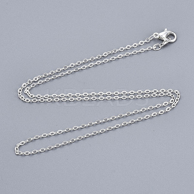Brass Cable Chain Necklace SW028-S-A-1