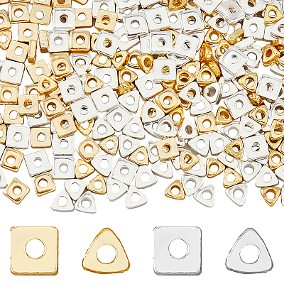 320Pcs 4 Style Brass Beads KK-FH0006-89-1