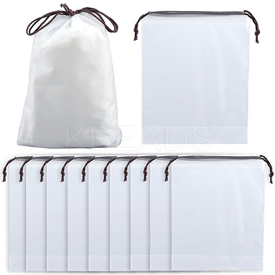 10Pcs PE Velvet Drawstring Storage Bags ABAG-SP0001-34B-1