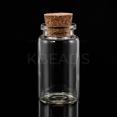 Glass Jar Glass Bottles AJEW-H004-4-1
