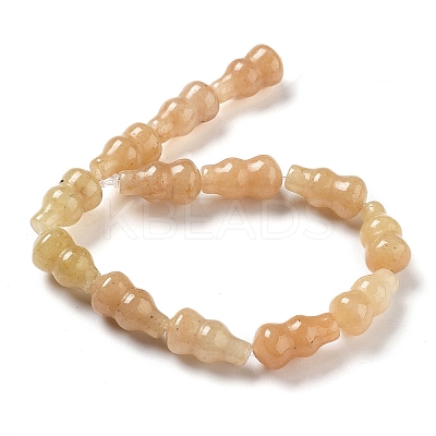 Natural Red Aventurine Beads Strands G-P528-G04-01-1