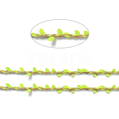 DIY Wreath Foliage Green Leaves Ribbon Decorative OCOR-M007-01B-1