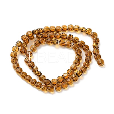 Electroplate Glass Beads Strands EGLA-A040-01F-1