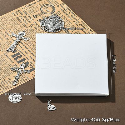 100Pcs 10 Styles Tibetan Style Alloy Pendants TIBEP-CJ0003-52-1