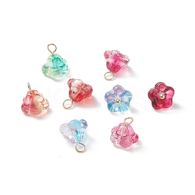 Electroplate Glass Pendant PALLOY-TA00009-1