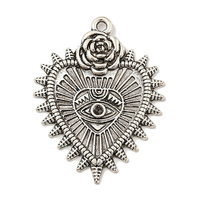 Tibetan Style Alloy Pendants Enamel Settings TIBE-L013-10AS-02-1