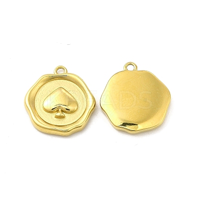Ion Plating(IP) 304 Stainless Steel Pendants STAS-F284-08G-1