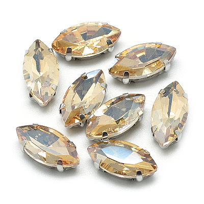 Sew on Rhinestone RGLA-T034-4x15mm-09-1