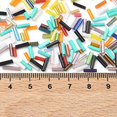 Glass Round Bugle Beads SEED-XCP0001-46-1
