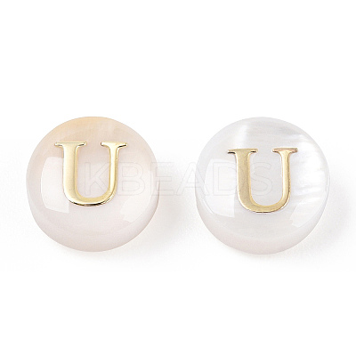 Natural Freshwater Shell Beads SHEL-N036-01U-1