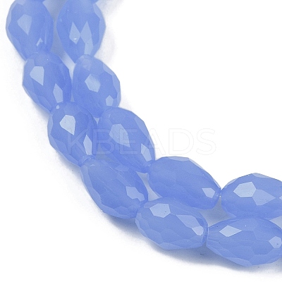 Electroplate Imitation Jade Glass Beads Strands LS-EGLA-N013-J6mm-D06-1