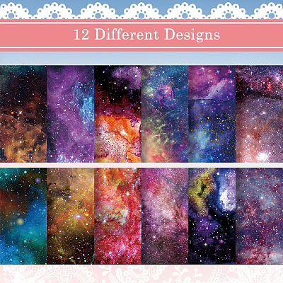 24 Sheets 12 Styles Scrapbook Paper Pads DIY-WH0304-989G-1