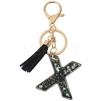 1Pc Resin Letter Keychains KEYC-TADJ0001-09X-1